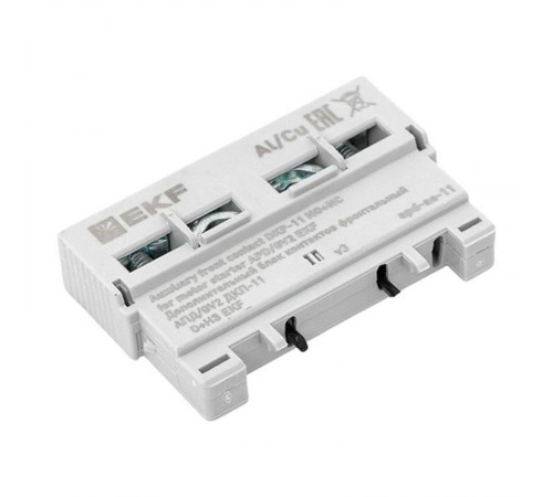 Дополнительный блок контактов фронтальный АПД/GV2 ДКП-11 НО+НЗ  apd-ae-11  EKF