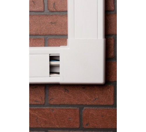 Поворот 90 гр. (105х50) (2 шт) C-Line Белый  abw-105-50x2  EKF