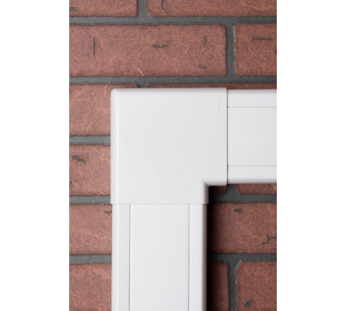 Поворот 90 гр. (105х50) (2 шт) C-Line Белый  abw-105-50x2  EKF