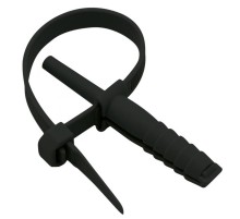 Хомут дюбельный черный (7х150) (50шт.) EKF PROxima  plc-nst-7.2x150b  EKF