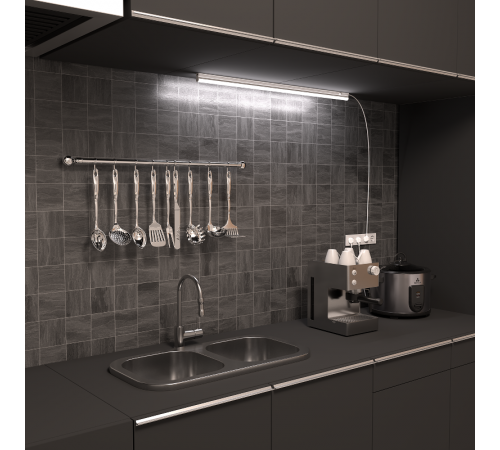 Светильник светодиодный TL Elementary линейный 12W 1000lm 6500K IP20 870х22х33 LED 1/25  TL006  Gauss