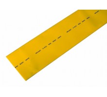Термоусадочная трубка 50,0/25,0 мм, желтая, упаковка 10 шт. по 1 м  25-0002  REXANT