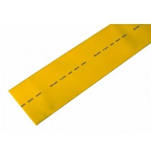 Термоусадочная трубка 50,0/25,0 мм, желтая, упаковка 10 шт. по 1 м  25-0002  REXANT