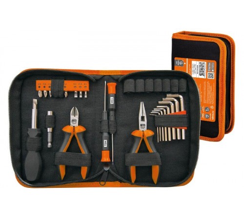 Слесарный набор №5, 31 предмет, тканевый чехол, "Гранит"  SQ1014-0205  TDM