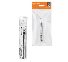 Припой ПОС 61, проволока, ГОСТ 21931-76, 1 мм, 16 г, колба, серия "Алмаз"  SQ1025-1606  TDM