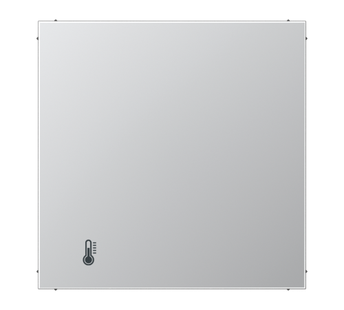 KNX-регулятор без ручки для установки температуры; алюминий  AL2178ORTS  Jung