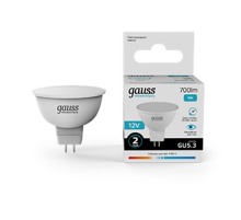 Лампа светодиодная   Elementary MR16 12V 9W 700lm 4100K GU5.3 LED 1/10/100  11529  Gauss