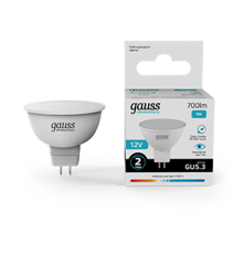Лампа светодиодная   Elementary MR16 12V 9W 700lm 4100K GU5.3 LED 1/10/100  11529  Gauss