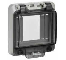 Крышка защитная для выреза в шкафу 4 модуля IP66  YWP10-04-66  IEK