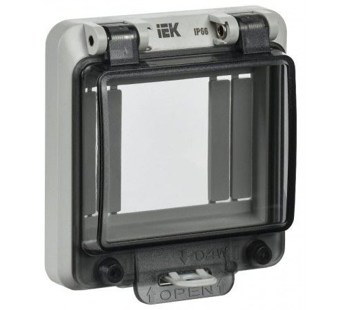 Крышка защитная для выреза в шкафу 4 модуля IP66  YWP10-04-66  IEK