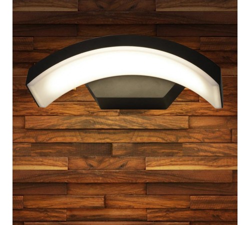 Светильник архитектурный 1671 TECHNO LED черный Asteria D настенный  a035817  Elektrostandard