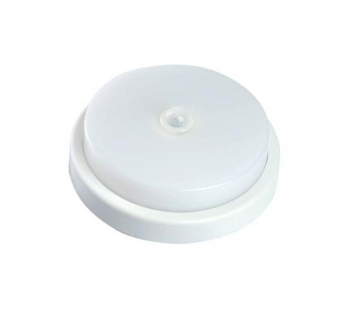 Светильник светодиодный пылевлагозащищённый c ИК-датчиком , 12W, 960Lm, 6500K, в пластиковом корпусе, IP65, AL3016  48565  FERON