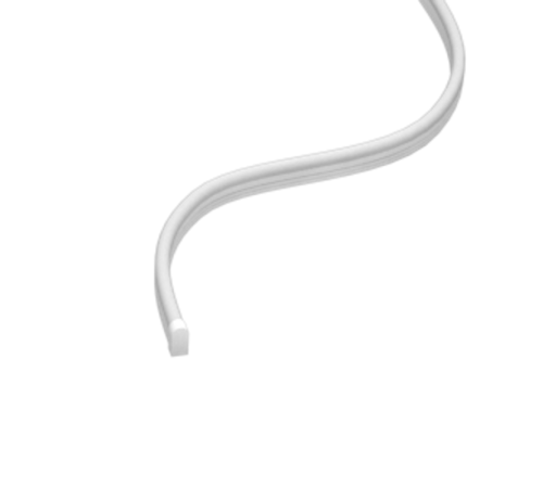 Лента светодиодная "ВАРТОН" NEON 14W/m 3000K IP65 (упаковка 20м), горизонт. гибка 10*20 мм угол 140 гр  VLS-65-140-0020-10-SB-30  VARTON