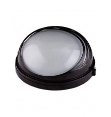 Светильник пылевлагозащищенный под лампу для ЖКХ НПБ1107 черный/круг ресничка 100Вт IP54  SQ0303-0056  TDM