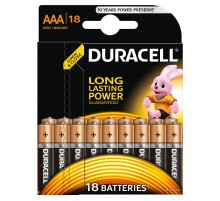 Элементы питания Duracell LR03-18BL BASIC  Б0014449  Duracell