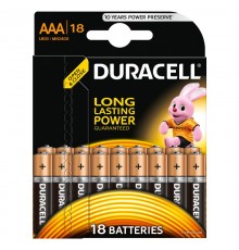 Элементы питания Duracell LR03-18BL BASIC  Б0014449  Duracell