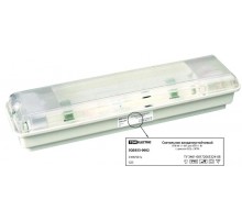 Светильник люминесцентный ЛПБ 96-11-007 вандалоустойчивый 11Вт КЛЛ G23 ЭПРА IP40  SQ0353-0002  TDM