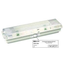 Светильник люминесцентный ЛПБ 96-11-007 вандалоустойчивый 11Вт КЛЛ G23 ЭПРА IP40  SQ0353-0002  TDM