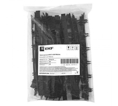 Зажим крепежный КМ/У1-6  km-y1-6  EKF
