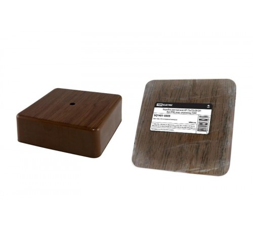 Коробка распределительная КР 75х75х28 о/п бук IP40, инд. штрихкод  SQ1401-0305  TDM