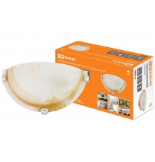 Светильник декоративный СД 1*60 Вт E27 полукруг янтарный (в индивид. коробке)  SQ0358-0003'  TDM