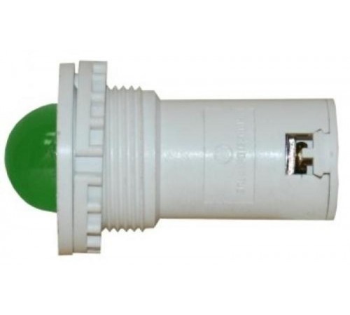 СКЛ-11-Л-2-220, зелёная, 220В AC/DC, d=27, сила света 20 мКд, светодиодная коммутаторная лампа (ЭТ)  ET510805  Электротехник