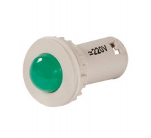 СКЛ-11-Л-2-220, зелёная, 220В AC/DC, d=27, сила света 20 мКд, светодиодная коммутаторная лампа (ЭТ)  ET510805  Электротехник