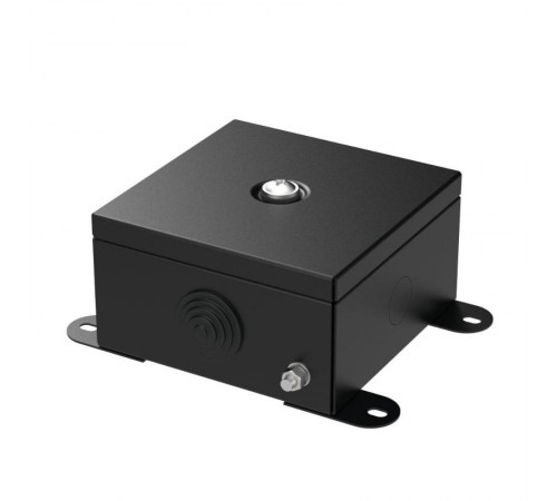 Коробка металлическая черная 110х110х65 (12 шт/кор)  70-0360-9005  Промрукав