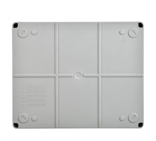 Коробка распределительная КМ41342 для о/п 240х195х90 мм IP55 (RAL7035, монт. плата, кабельные вводы 5 шт)  UKO10-240-195-090-K52-55  IEK