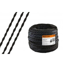 Ретро провод "Эко" 2х2,5 витой ГОСТ черный (50м)  SQ2801-0132  TDM