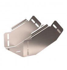 Угол вертикальный внутренний 45 градусов Стандарт INOX (AISI 409) 150х80  PR16.3318  Промрукав