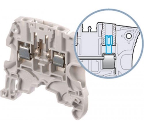 Клемма ZS4-SP-T2 с розет. + 2 тест. DIA2  1SNK505314R0000  TE
