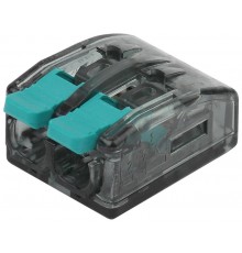 Аксессуары для клемм NO-224-49 ЭРА Клемма компактная серии 412 с рычагом, 2 отверстия, 0,5-4 мм2 (у  Б0043967  ЭРА