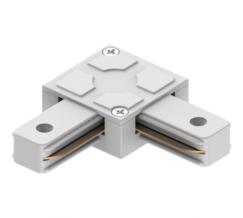 Коннектор угловой для шинопровода, белый, LD1007 для CAB1005  41736  FERON