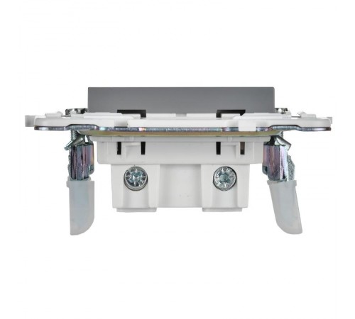 SKANDY Розетка без з/к с з/ш 10А SK-R01Gr серый  SK-R13-10-K03  IEK