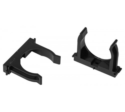 Крепеж клипса для труб  CLIP-50-B-MP d 50мм черный для монтажного пистолета (прямой монтаж) 25шт CLIP-50-B-MP  Б0062034  ЭРА