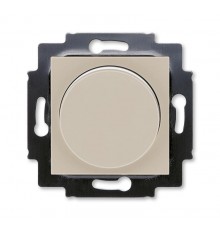 ABB Levit Кофе макиато / белый Светорегулятор поворотно-нажимной 60-600 Вт R  3294H-A02247 18W  2CHH942247A6018  ABB