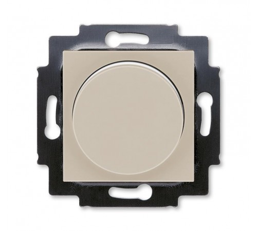 ABB Levit Кофе макиато / белый Светорегулятор поворотно-нажимной 60-600 Вт R  3294H-A02247 18W  2CHH942247A6018  ABB