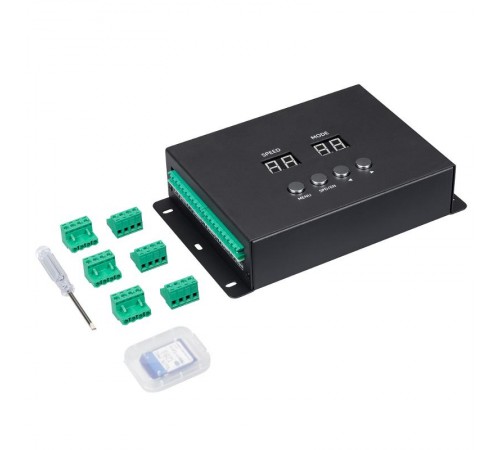 Контроллер DMX K-5000 (220V, SD-card, 5x512)  024323  Arlight