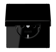 Штепсельная розетка SCHUKO 16A, 250V~  с крышкой LS1521KLSW Jung
