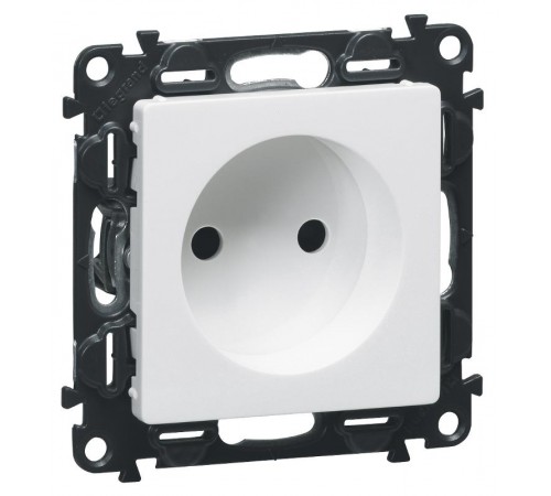 Valena LIFE Белый Накладка розетки б/з  754970  Legrand