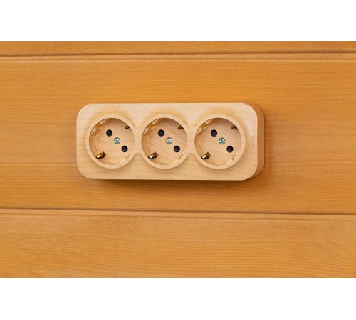 Quteo Сосна Розетка 3-я с заземлением со шторками  782288  Legrand