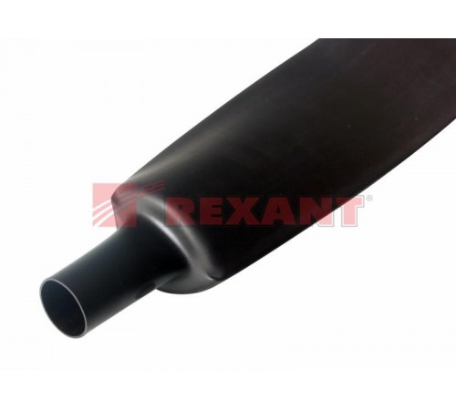 Термоусадочная трубка 60,0/30,0 мм, черная, упаковка 10 шт. по 1 м  25-0060  REXANT