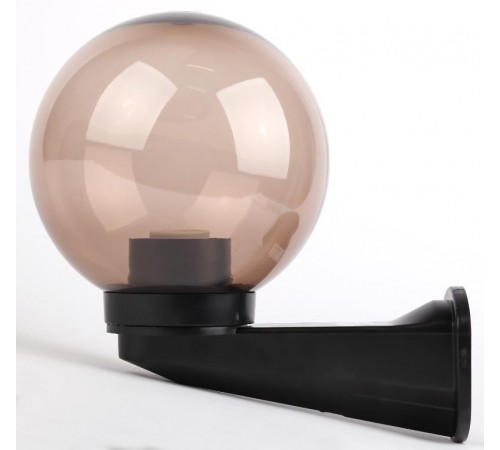 Светильник садово-парковый НБУ 01-60-255 , шар дымчатый с настенным крепежом D=250 mm  Б0048083  ЭРА