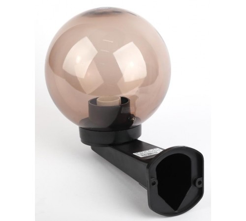 Светильник садово-парковый НБУ 01-60-255 , шар дымчатый с настенным крепежом D=250 mm  Б0048083  ЭРА