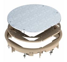 Лючок ревизионный ZESR9-2 U (люк напольный съемный, полиамид, бежевый)  7406807  OBO Bettermann