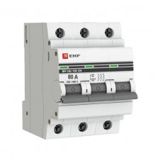 Выключатель нагрузки 3P 80А ВН-125 PROxima  SL125-3-80-pro  EKF (замена - S1253080)