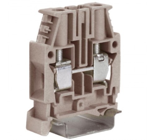 ЗАЖИМ ПРОХОДНОЙ CBC.10GR серый 10 кв.мм (100шт/уп)  ZCBC10GR  DKC