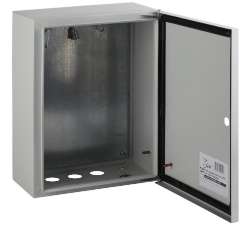 Щит с монтажной панелью металлический ЩМПг-04 IP54 (400х300х165) SIMPLE  Б0041666  ЭРА