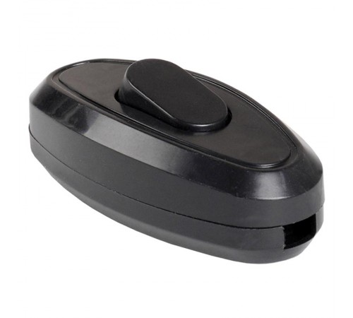 ВБ-01Ч Выключатель одноклавишный разборный для бра, черный   EVB10-K02-10  IEK